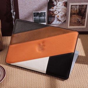 Brown Leather Protective Cover for MacBook 13.6&quot; M2 Air A2681 2022 13&quot; Pro A2338 Macbook Pro 13 14 15 16 A2485 Air 13 12 inch Laptop