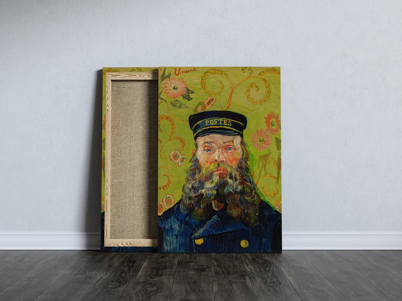 The Postman Joseph Roulin 1888 by Vincent Van Gogh Canvas Wall Art Home Decoration Poster Print Artwork Famous Painting Reproduction Big image 4
