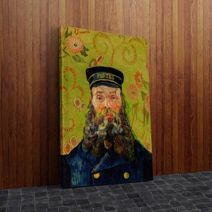 The Postman Joseph Roulin 1888 by Vincent Van Gogh Canvas Wall Art Home Decoration Poster Print Artwork Famous Painting Reproduction Big image 2