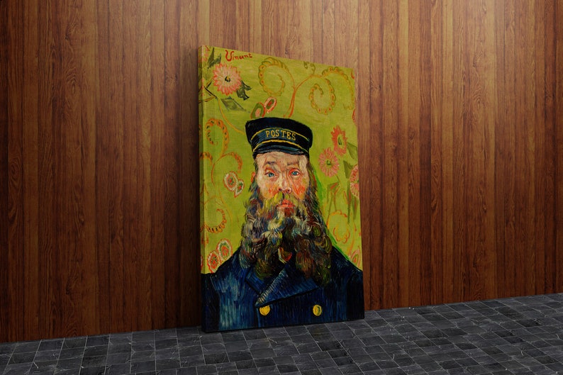 The Postman Joseph Roulin 1888 by Vincent Van Gogh Canvas Wall Art Home Decoration Poster Print Artwork Famous Painting Reproduction Big image 2
