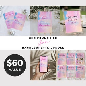 Sie fand ihren Geliebten Bachelorette Bundle, Taylor Swift Bachelorette Spiele, Geliebte Einladung, Reiseplan, Willkommensschild, bearbeitbare Schilder - TS1