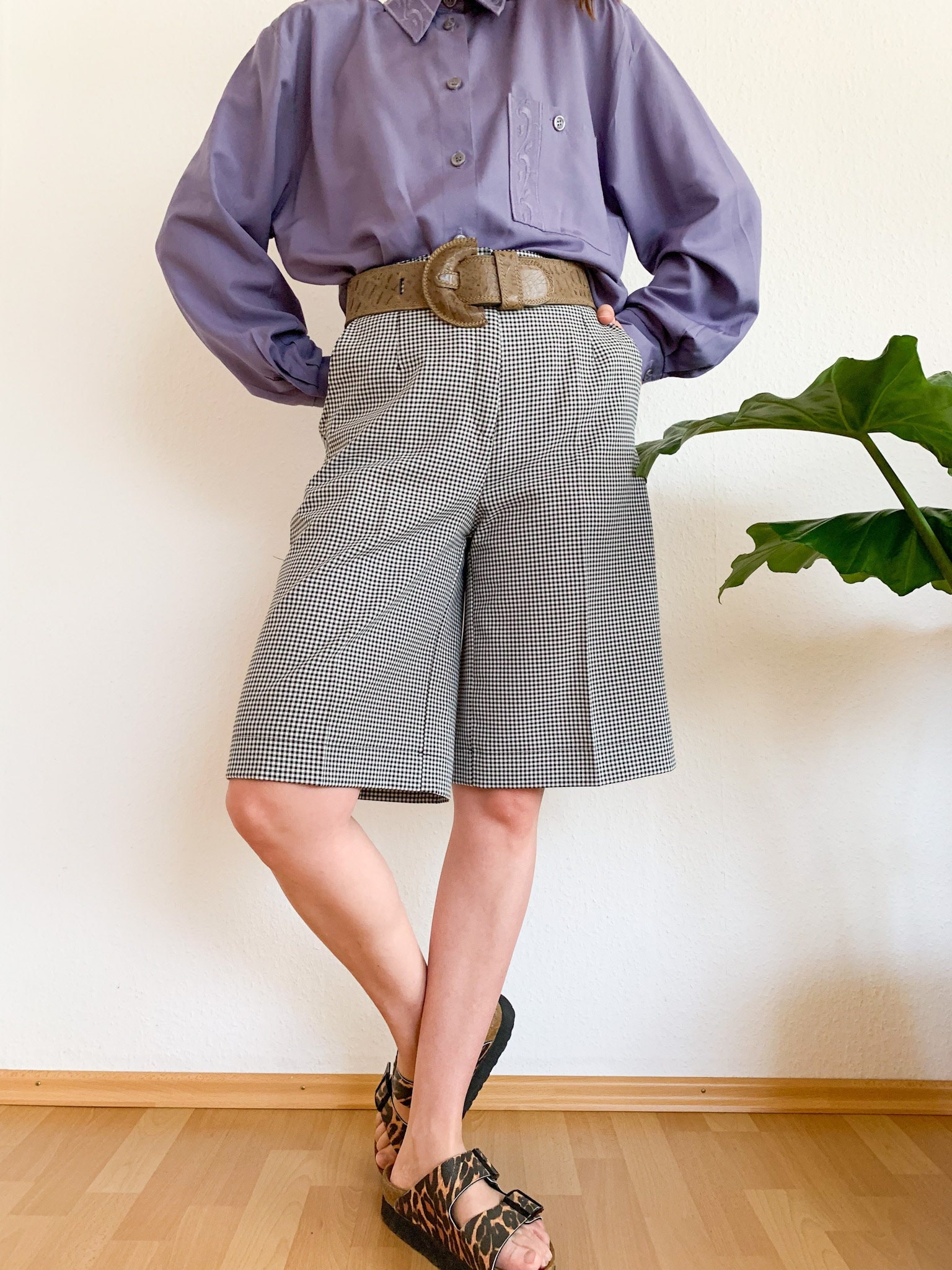 パンツ sheller big check tweed culottes 5th check tweed culottes – shéller / シェリエ