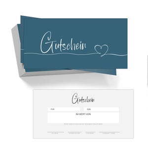 40 zauberhafte blaue Gutscheinkarten zum selberausfüllen für Yoga Kosmetik Nagelstudio Gutscheinkarten Geschenkgutscheine Vorlage #F59
