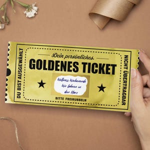 4 x Gouden Kaartje | Krasbon | Kraskaart om op te schrijven | Geschenken mannen verjaardagscadeau cadeau idee vrouwen