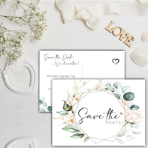 50 save the date Karten Hochzeit Wir heiraten Einladung Hochzeitsfeier Save the Date Postkarten Hochzeit boho #A03