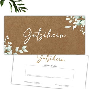 25 Gutscheine zum selbst Ausfüllen Nagelstudio Friseur Kosmetik Massage Wellness Blanko Gutschein Gutscheinkarte Geschenkgutschein #F06