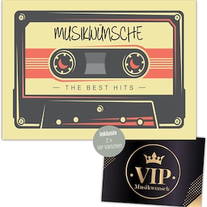 25 Musikwunschkarten Hochzeit Musikwunsch DJ Karten Musikwunschkarten Geburtstag Boho Musikwünsche Musikkarten Partykarten #G08