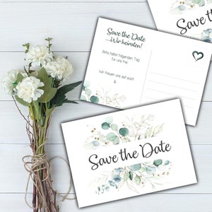 100 save the date Karten Hochzeit Wir heiraten Einladung Wedding Hochzeitsfeier Hochzeitseinladungskarten Boho #A10