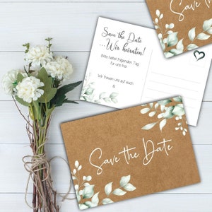 50 save the date Karten Hochzeit Wir heiraten Einladung Wedding Hochzeitsfeier Save the Date Postkarten Hochzeit #A09