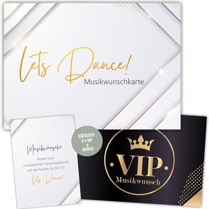 50 Musikwunschkarten inkl. VIP Karten Hochzeit Musikwunsch Dj Karten Geburtstag Boho Musikwünsche Musikkarten Partykarten #G11