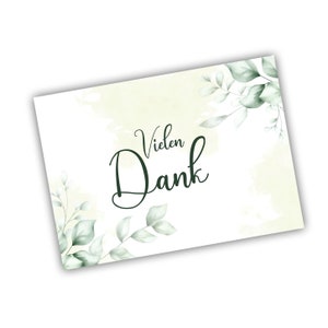 25 Dankeskarten Dankeskarte Postkarte Danke Karte Danke Dankeschön Karten, Danksagungskarten Vielen Dank Karten Boho #E32