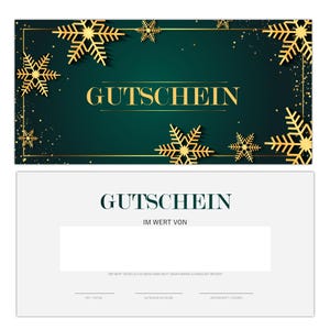 25 Blanko Gutscheine zu Weihnachten zum selber Ausfüllen Friseur Kosmetik Beauty Gutscheinkarten Geschenkgutscheine Gastro Restaurant #F100