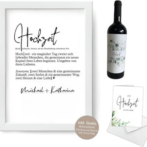 Geldgeschenk Hochzeit Geschenkidee Hochzeit Definition Poster Glückwunschkarte Hochzeit Geldgeschenk | Geschenk Wanddeko | ohne Rahmen #L01