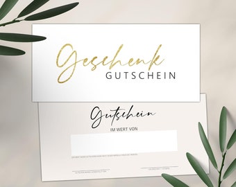 25 Gutscheine zum selbst Ausfüllen Nagelstudio Friseur Kosmetik Massage Wellness Blanko Gutschein Gutscheinkarte Geschenkgutschein #F15