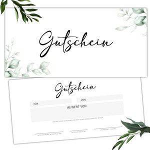 25 Gutscheine zum selbst Ausfüllen Nagelstudio Friseur Kosmetik Massage Wellness Blanko Gutschein Gutscheinkarte Geschenkgutschein #F07