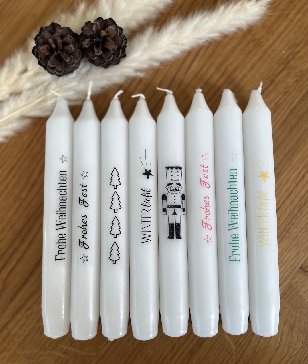 Kerze Advent Kleinigkeit Kerze mit Spruch Weihnachten Etsy.de
