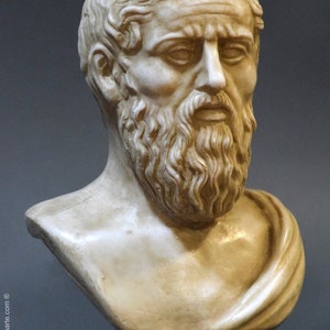 Bust of Plato. 9 In. Greek Philosopher. Made in Europe - Etsy