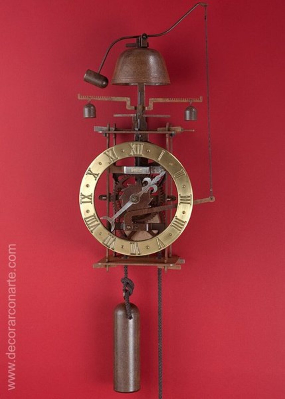 Clock XV Century. Wall Model. Iron. 15.74 X 7.87in. Etsy
