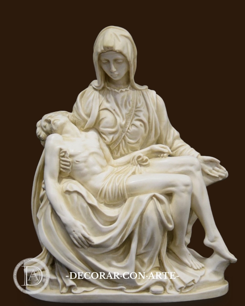 The Pieta by Michelangelo. 25 Cm (9.84in.) Religious Art