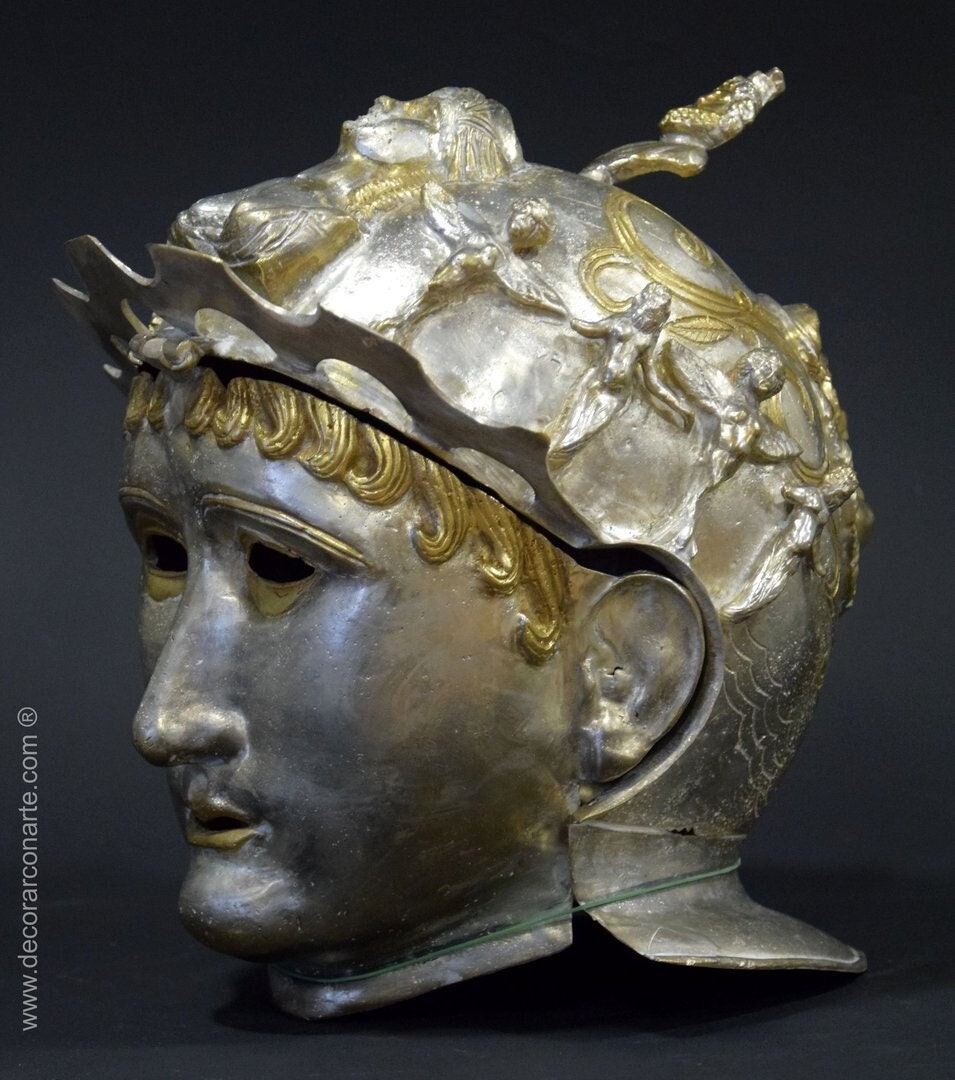Roman Gladiator Helmet Figurines - Etsy UK