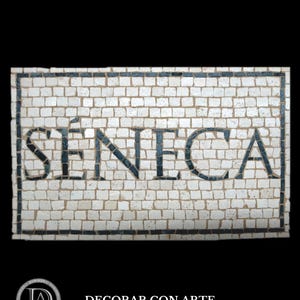 Mosaic. Seneca. 24x15cm (9.45 x 5.9 in.) Handmade in Europe.