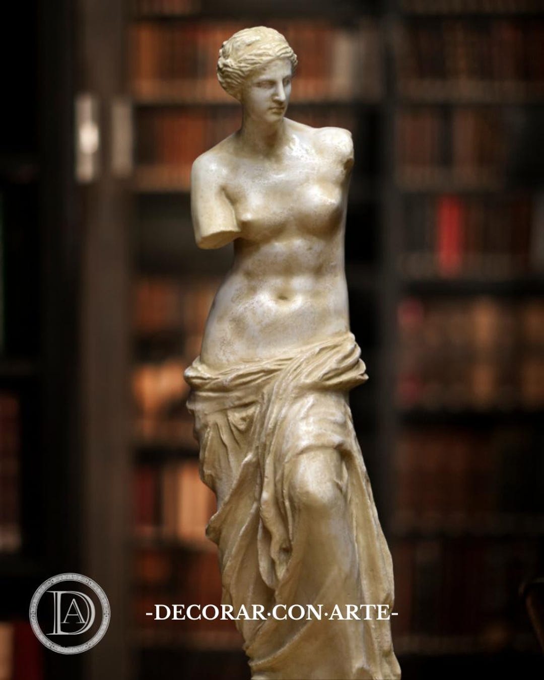 Venus De Milo Sculpture: Molded Marble, Handmade Classical
