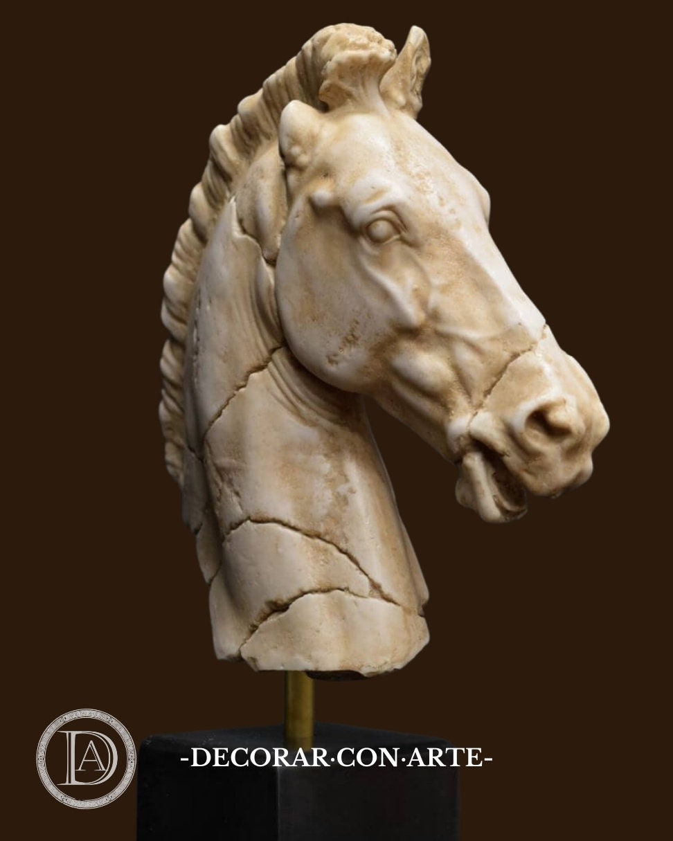 Alexander The Great Bust Statue Made Of Alabaster