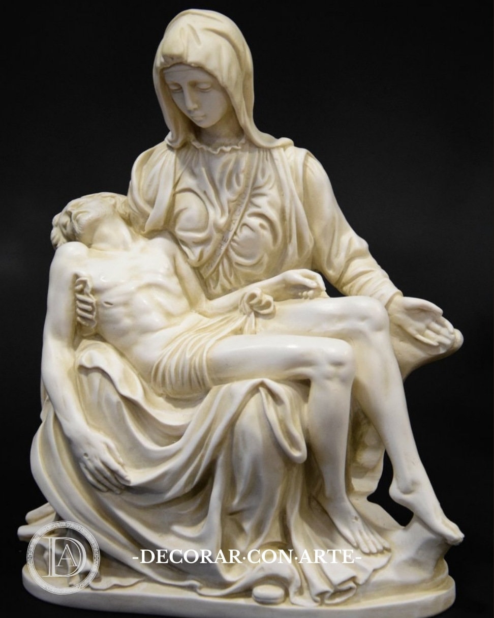 The Pieta by Michelangelo. 25 Cm (9.84in.) Religious Art