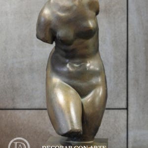 Torso of Venus. Bronze patina. 39 cm. (15.35in.) Made in Europe