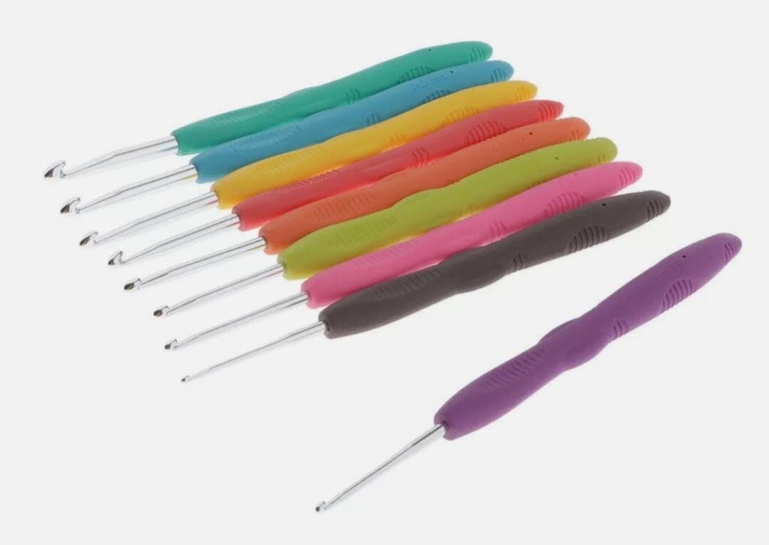 CHOOSE Crochet Hook Ø 2.5 Mm 3 Mm 3.5 Mm 4 Mm 4.5 Mm 5 Mm 5.5 Mm 6 Mm  Colorful Crochet Hook Crochet Pastel Pink Lilac Crochet Hook 