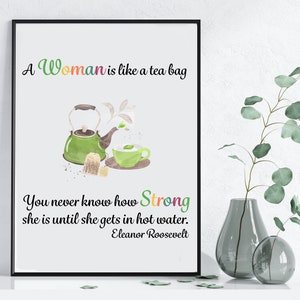 Motivational Women&#39;s Quotes | Printable Wall Art | Positive Affirmations for Her | Feminist Gift | Empowering Women&#39;s Quotes | Inspirational