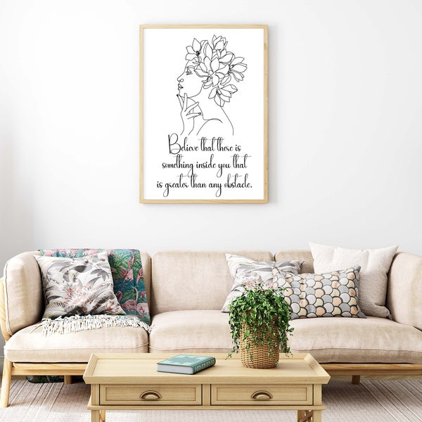 Empowering Digital Quotes for Women: Celebrate International Women's Day with Inspirational Quotes Wall Art, Perfect for Home & Office Decor