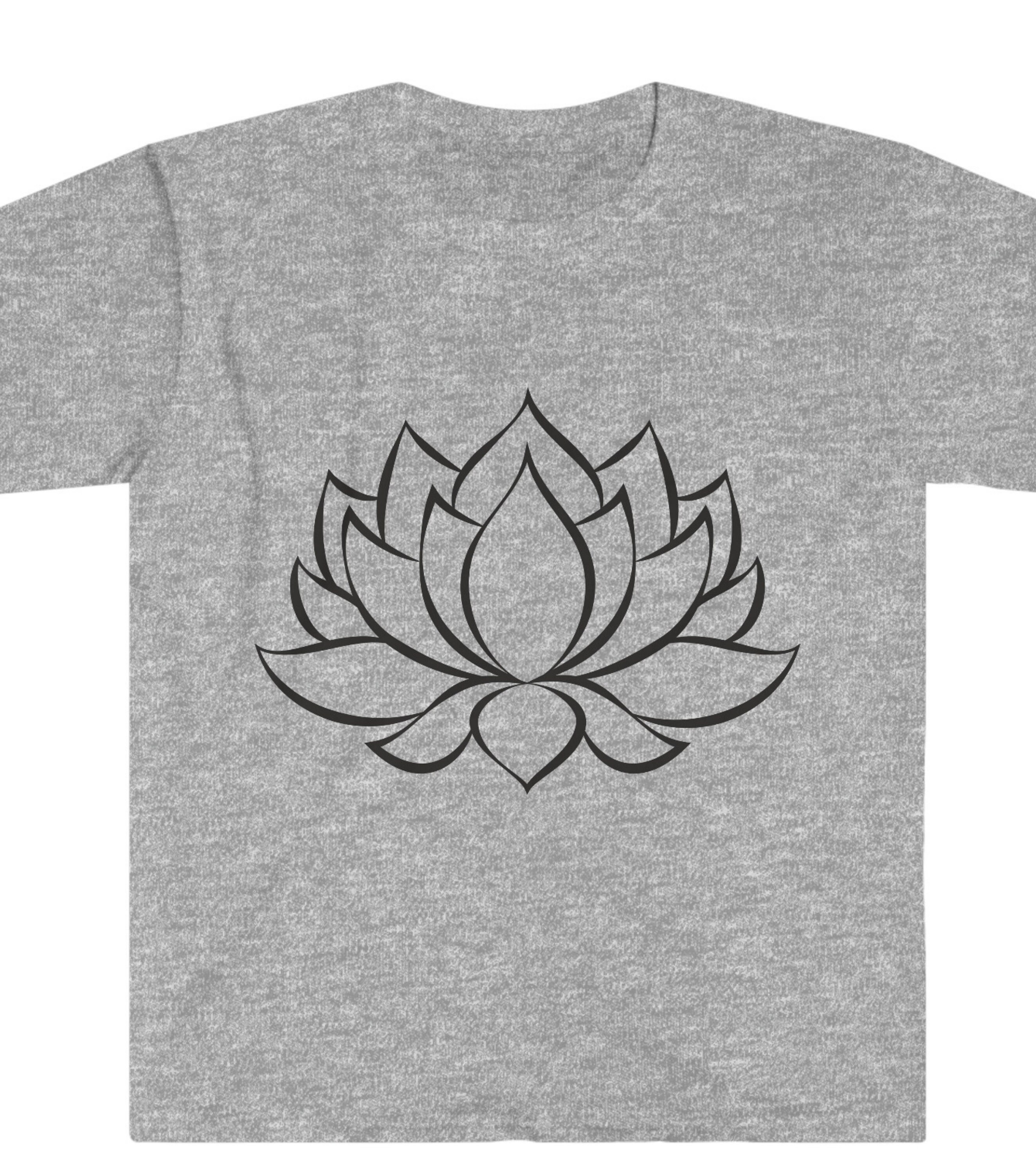 Lotus Flower Tshirt Lotus Tee Yoga Shirt Minimalist Shirt Etsy Australia