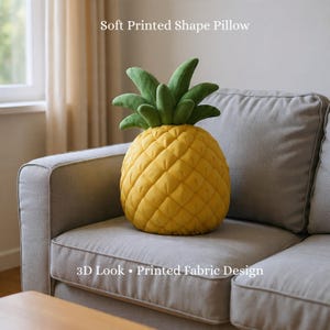Ananas Form Kissen - Tropische Früchte Plüsch für Schlafsäle & Wohnkultur