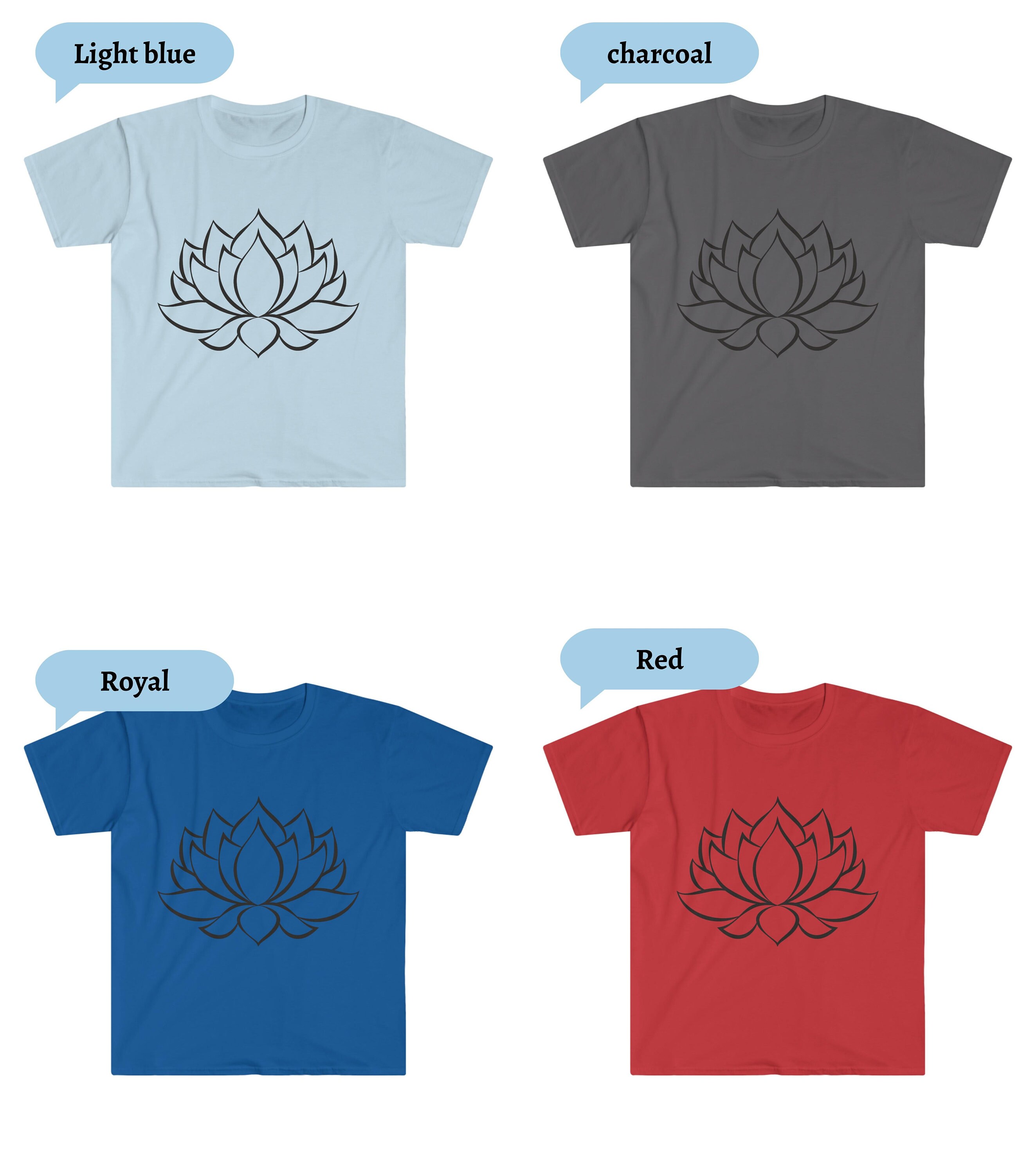 Lotus Flower Tshirt Lotus Tee Yoga Shirt Minimalist Shirt Etsy Australia