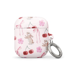 Sakura Cherry Bunny AirPods Case
