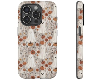 Höstspöke mobilskal Sött spöke pumpa mobilskal Mobilskal till iPhone 17 16 15 14 13 12 11 Samsung Galaxy Google Pixel