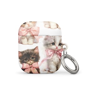 Coquette Kitten AirPods Case for 1st, 2nd, and 3rd generation AirPods and 1st and 2nd gen AirPods Pro