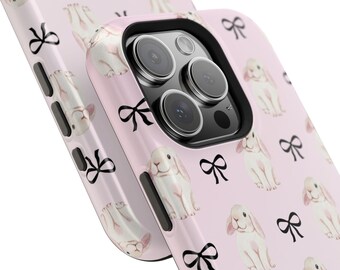 Bunny Bow Magsafe Phone Case Rabbit Magsafe Tough Phone Case