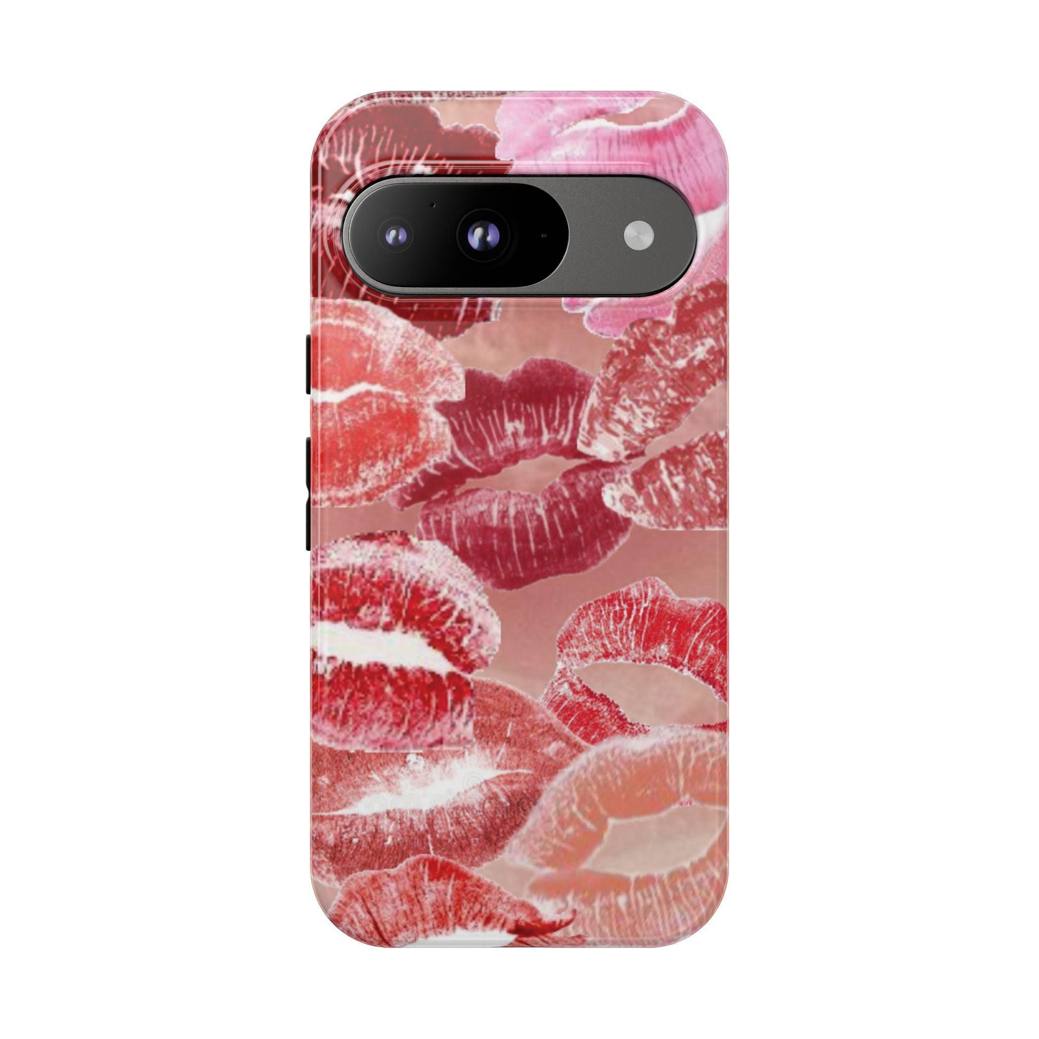 キスマーク スマホケース レッドリップ キス リップスティック タフ
