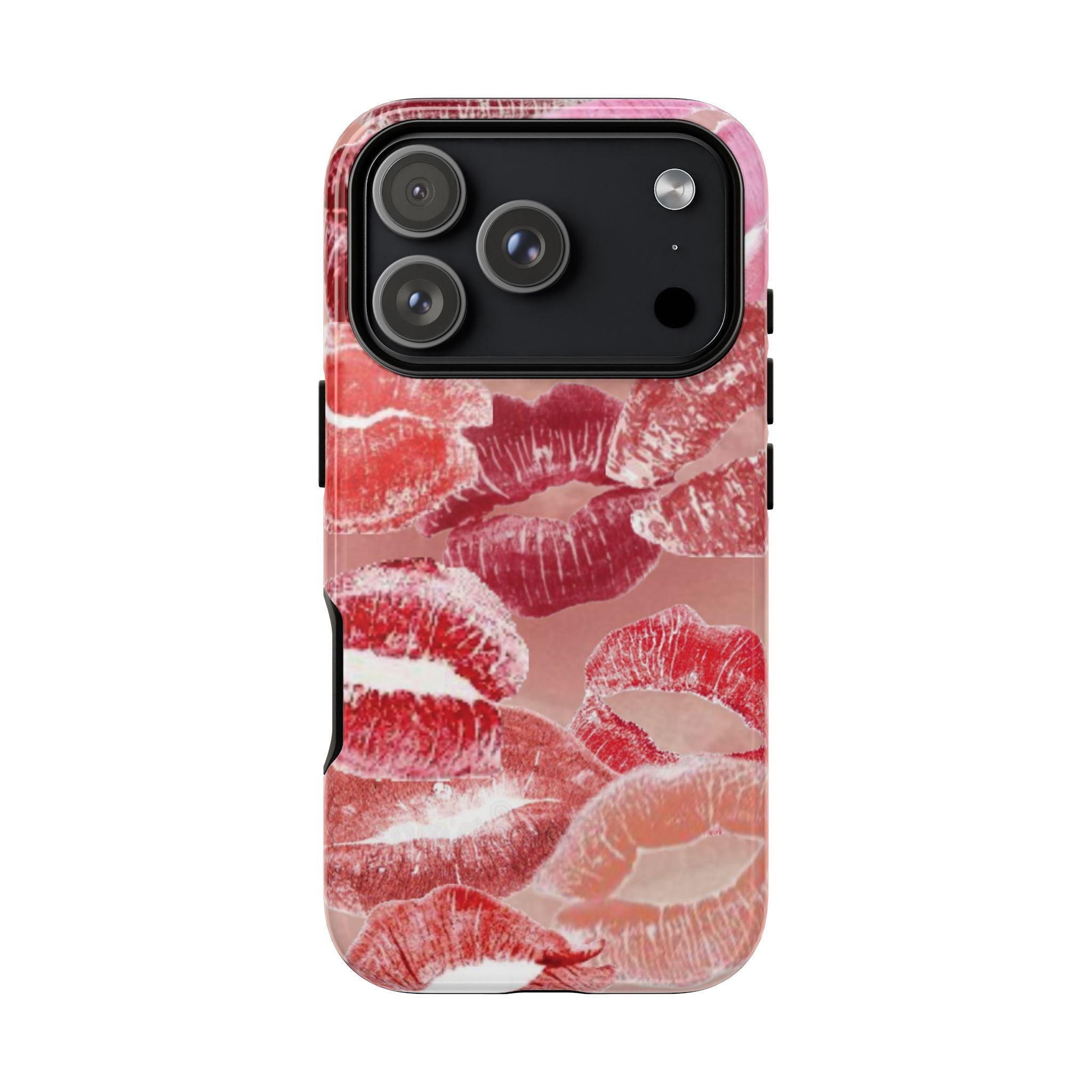 キスマーク スマホケース レッドリップ キス リップスティック タフ