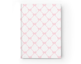Pink Bow Journal - Ruled Line