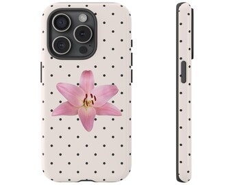 Lily Polka dot Phone Case for iPhone 17 16 15 14 13 12 11 Samsung Galaxy Google Pixel