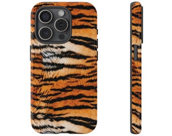 Tiger Phone Case for iPhone 17 16 15 14 13 12 11, Samsung Galaxy and Google Pixel