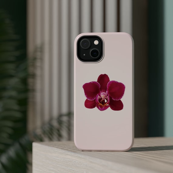 Red Orchid Phone Case Summer Florals Magnetic Tough Cases
