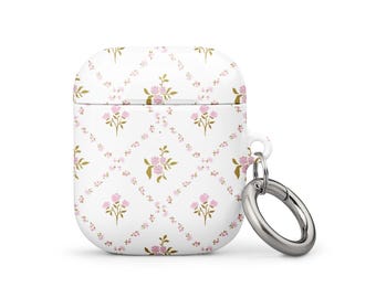 Vintage Pink Floral AirPods Case