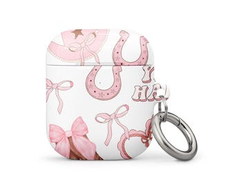 Coquette Cowgirl Butterfly AirPods Case