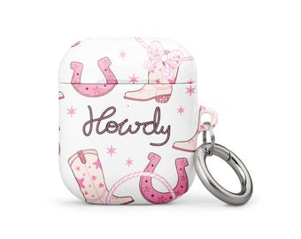 Howdy Coquette Cowgirl AirPods Case for 1st, 2nd, and 3rd generation AirPods and 1st and 2nd gen AirPods Pro