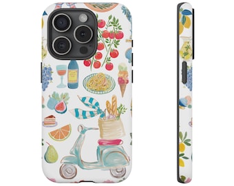 Italian Summer  Phone Case for iPhone 17 16 15 14 13 Max Plus Samsung Galaxy Google Pixel