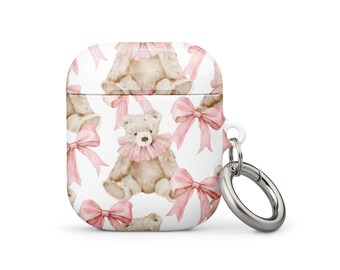 Estuche para AirPods con lazo de oso